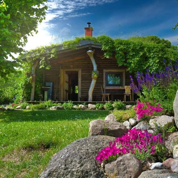 Idyllisches Blockhaus Mecklenburger Seenplatte，位于Penzlin的酒店