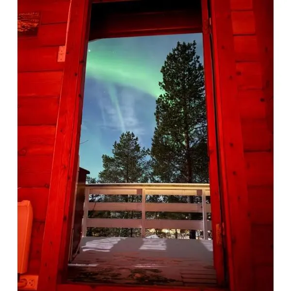 Macktunet - Retro log cabin from the 70s in Malangen，位于Lanes的酒店