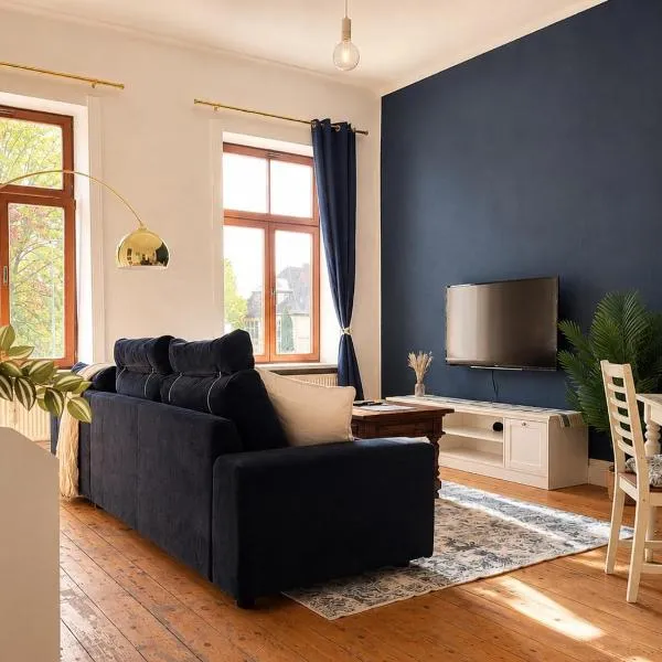 Familienfreundliches Zentrales Altbau-Apartment mit kostenlosen Parkmöglichkeiten，位于维斯马的酒店