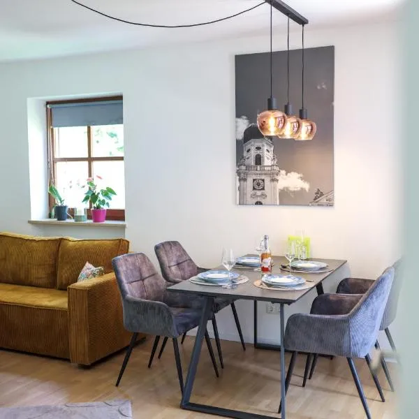 Apartment Passau E - Peaceful Living, Parking，位于帕绍的酒店