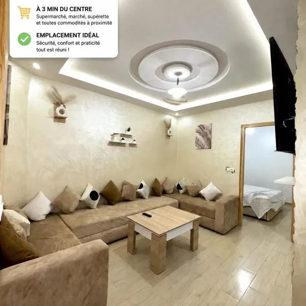 Appartement moderne & calme Clim Wifi TV connectée Plage à pied，位于萨伊迪耶的酒店