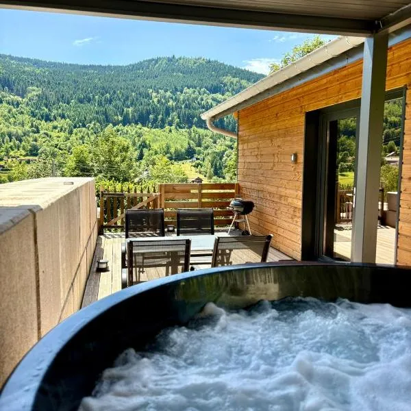 Chalet Muguet, spa privatif, 4p，位于Rochesson的酒店