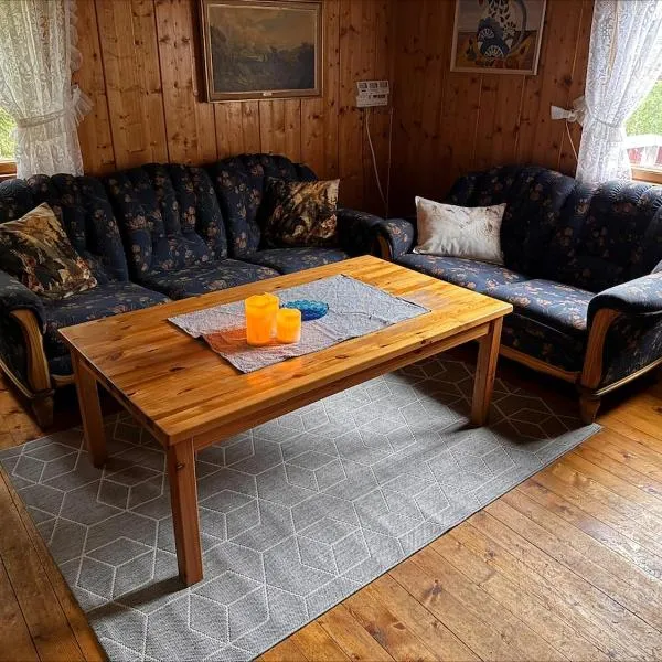 Simple and cozy forest cabin,位于Eidsstryken的酒店