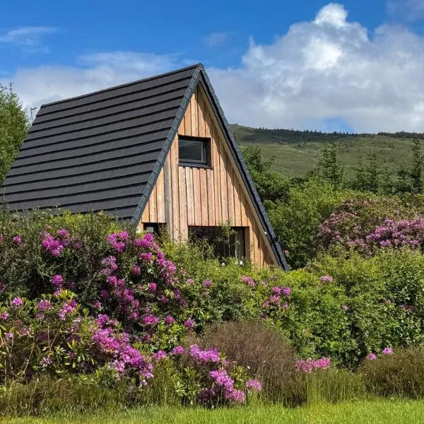 Couples Cabin with Loch & Mountain Views - Quiet Location between Glencoe & Ben Nevis，位于Corran的酒店