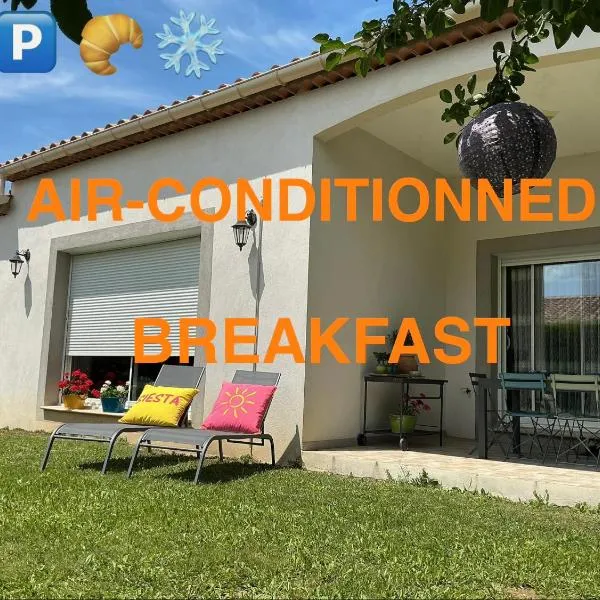 Maison climatisée avec hote ptit dej inclus，位于迪涅莱班的酒店