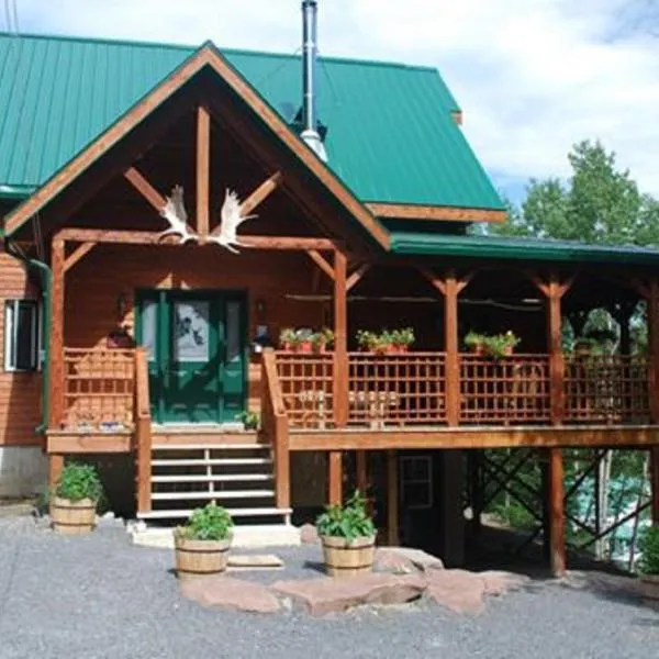 拉里维耶尔马塔佩迪亚宾馆 - 马塔佩迪亚河小屋，位于Routhierville的酒店