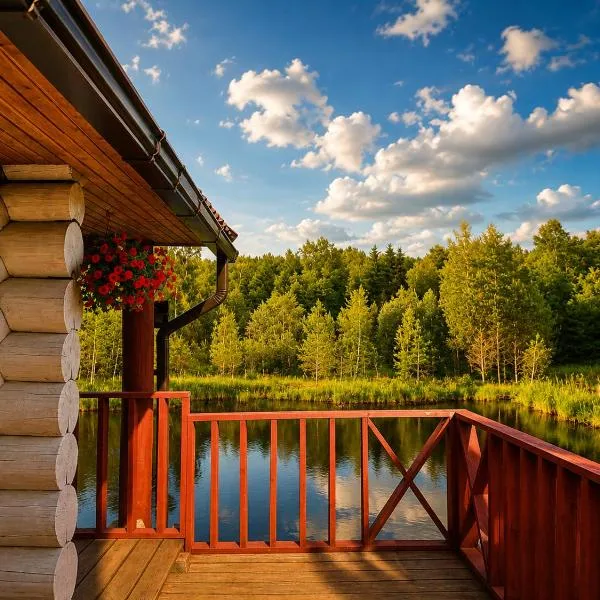 Peaceful Nature Cottage near Talsi with Hot Tub, Sauna & Pond, Camping Ives，位于塔尔西的酒店