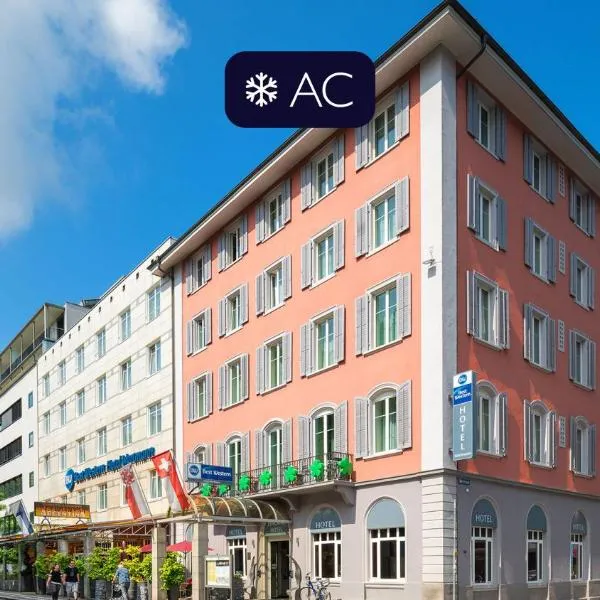 Hotel Wartmann am Bahnhof，位于温特图尔的酒店