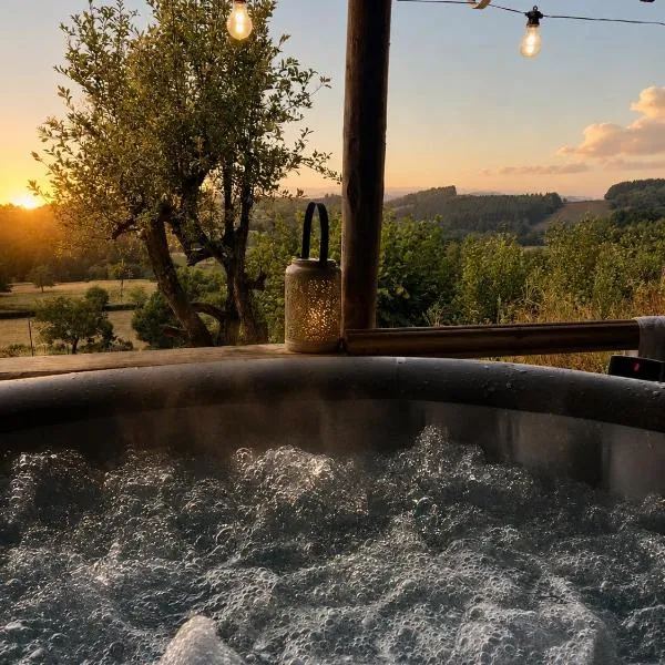 La Forêt suspendue - Gîte nature sur 9ha - accès Spa avec vue panoramique，位于沃洛尔维尔的酒店