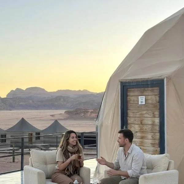 WADI RUM NASA lUXURY BUBBLE，位于瓦迪拉姆的酒店