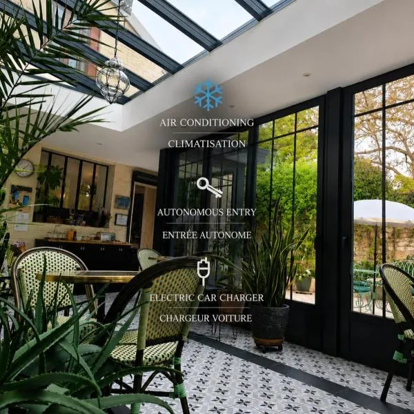 Les Glycines de Monchy- Chambres d'hôtes，位于Monchy-Humières的酒店