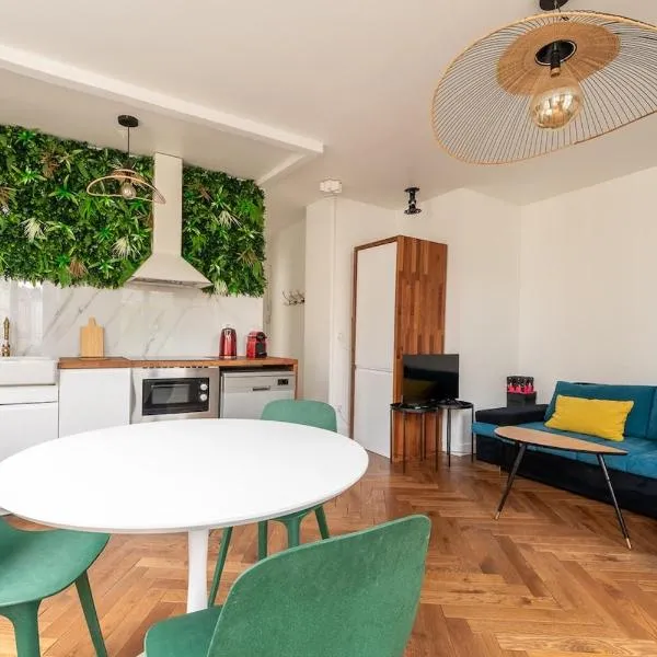 Jungle Chic Centre Rouen Wi-Fi Cuisine équipée，位于鲁昂的酒店