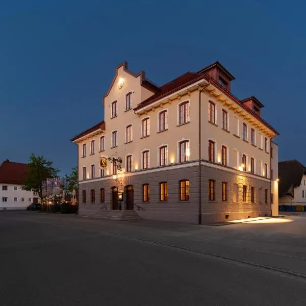 Brauereigasthof Hotel Laupheimer，位于Westerheim的酒店