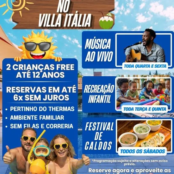 Hotel Pousada Villa Itália Olímpia，位于奥林匹亚的酒店