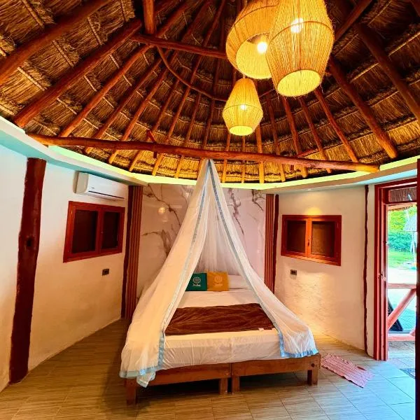 Cabanas Jaalkab，位于车勒姆的酒店