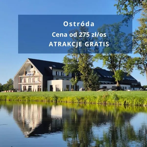 Natural Hotel przy plaży-Ostróda-basen na III kondygnacji，位于奥斯特罗达的酒店