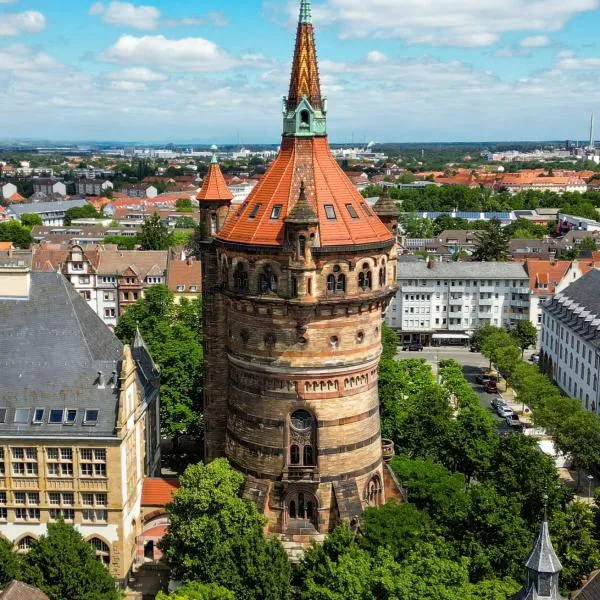 Ein Traum im Turm, historischer Wasserturm Worms，位于沃尔姆斯的酒店
