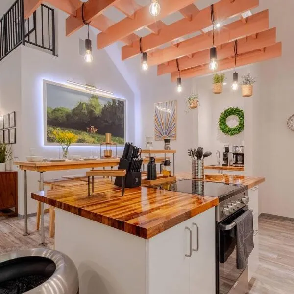 Luxury Barndo 2B Europe Style Farm Stay Fresh Eggs，位于Jefferson City的酒店