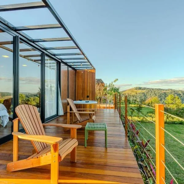 Refúgio Tapera Bungalows & Wellness，位于新文达移民镇的酒店