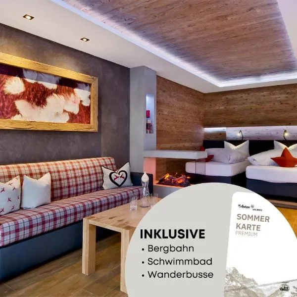 PETE Alpine Boutique Hotel - klein und fein - Private SPA Suiten und Zimmer,位于圣安东阿尔贝格的酒店
