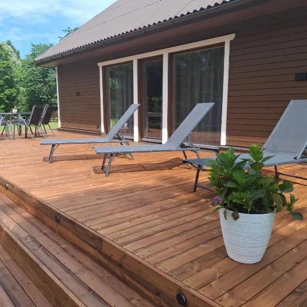 Puhkemaja Sauna ja Terrassiga,位于Savala的酒店