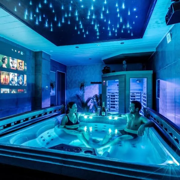 Gites Spa Strasbourg - Villa Cerf - SPA Privé, Sauna, Borne d'arcade, Babyfoot,位于Ittenheim的酒店