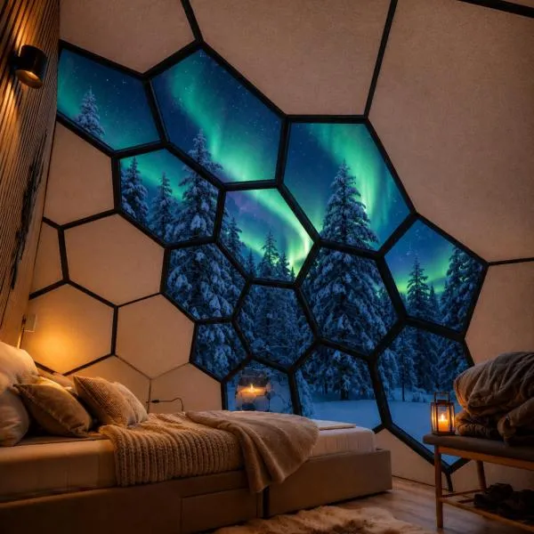 SKOG Aurora Glass Igloos，位于卡利克斯的酒店