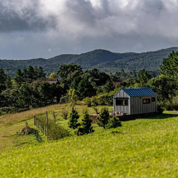 Tiny House - Rancho Queimado SC - 15 Min do centro，位于兰舒凯马杜的酒店