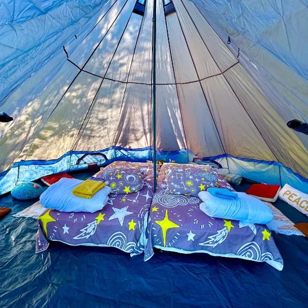 Tipi sous les étoiles，位于Lucéram的酒店