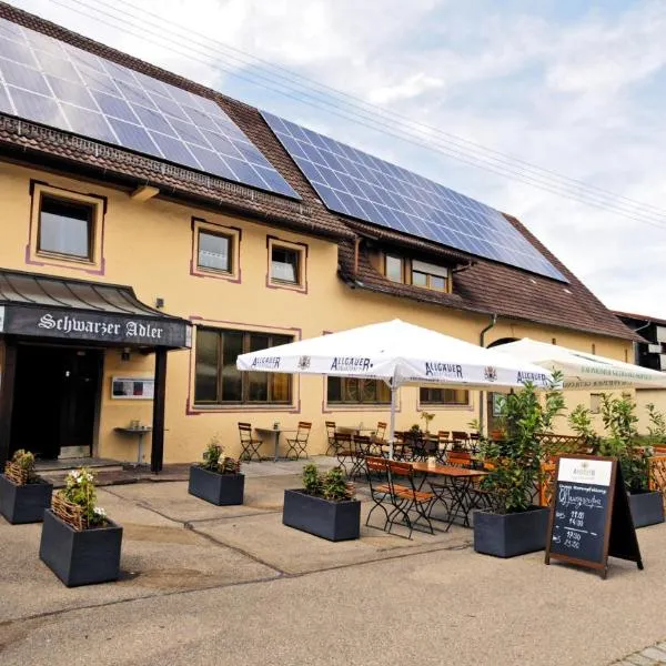 Gasthaus Schwarzer Adler,位于Holzgünz的酒店