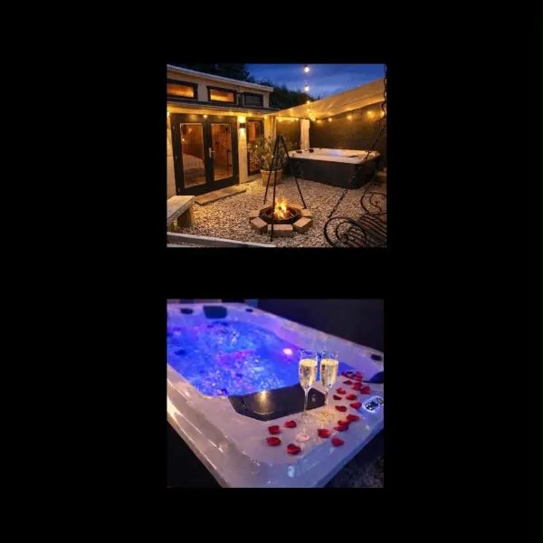 Wellness Ferienwohnung mit Sauna, Massagen, Spa, beheizbarem Whirlpool bei Leipzig，位于Pomssen的酒店