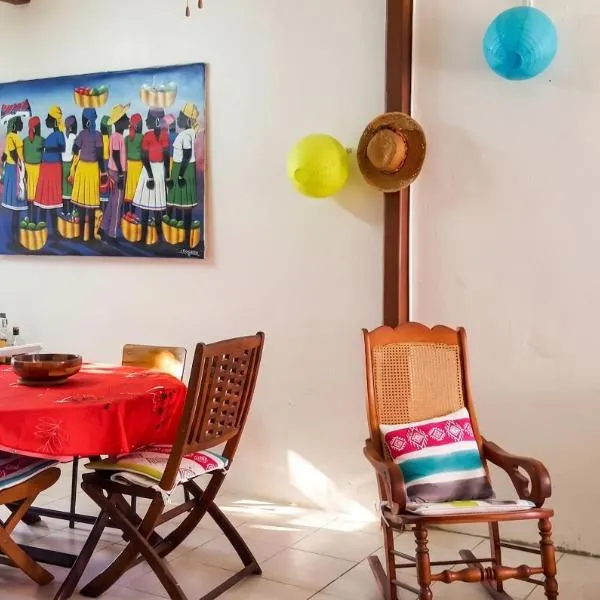 Maison de charme à Saint-Pierre avec vue sur mer et montagne，位于Saint-Pierre的酒店