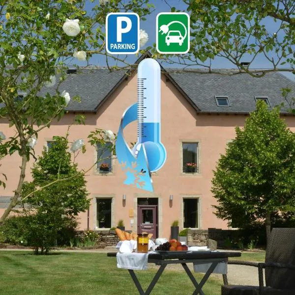 HÔTEL LA FERME DE BOURRAN - RODEZ - parking privé avec bornes pour voitures électriques,位于罗德兹的酒店