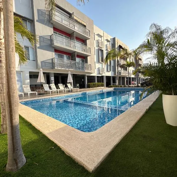 Departamento en CERRITOS a 2 cuadras de PLAYA - 403 V -,位于马萨特兰的酒店
