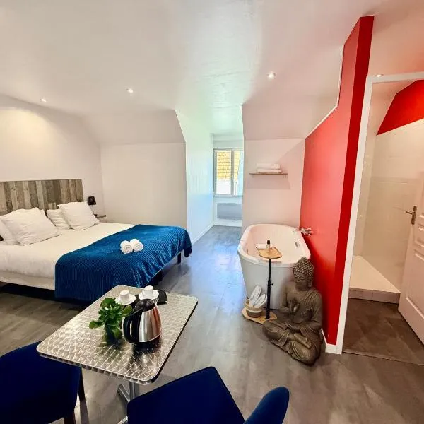 Aux Charmes - Suites Prestige et Petit Déjeuner en chambre - Cote d Opale，位于Isques的酒店