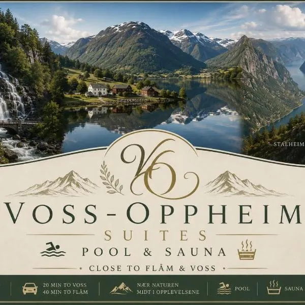 Voss-Oppheim Suites Pool&Sauna Voss & Flom - L1，位于沃斯的酒店