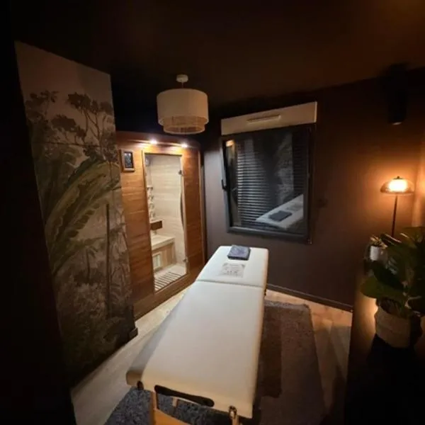 Proche de Rennes, La luxueuse Suite Joséphine, jacuzzi privatif et bien être，位于Guipry-Messac的酒店