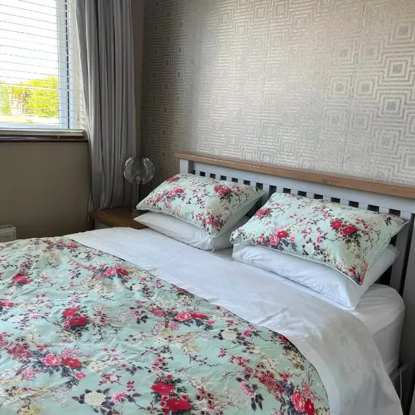 Private double room at Caroline's Guest House, River Street, Clara，位于Tara的酒店
