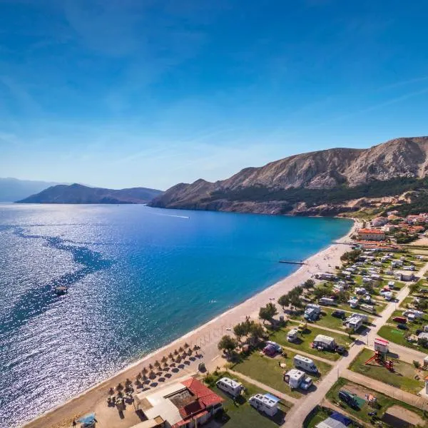 Baška Beach Camping Resort by Valamar，位于Jurandvor的酒店