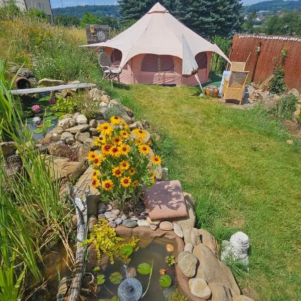 Jurte Zelt Glamping Dein Naturrefugium in Schlüchtern Hessen Main-Kinzig，位于施吕希滕的酒店