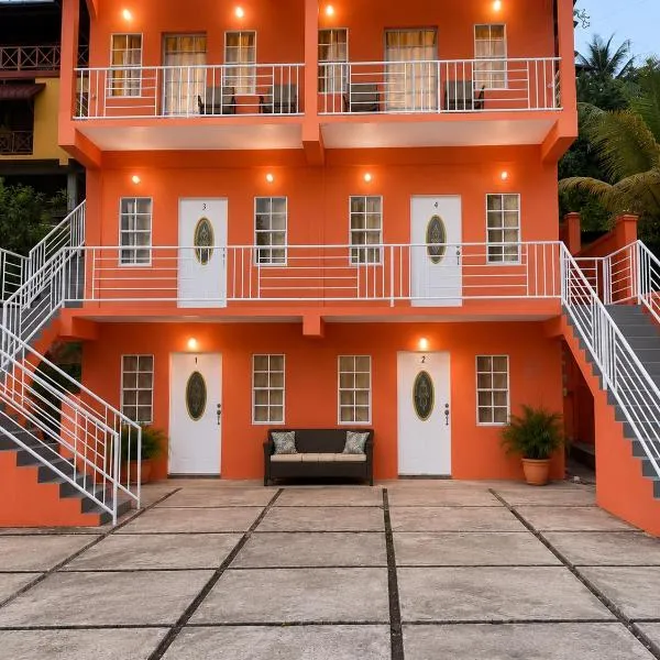 Kalpi Bay Apartments, Castara，位于Castara的酒店