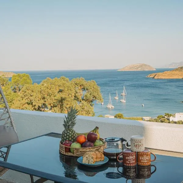 Monopetra View 2 Leros，位于Nisís Léros的酒店