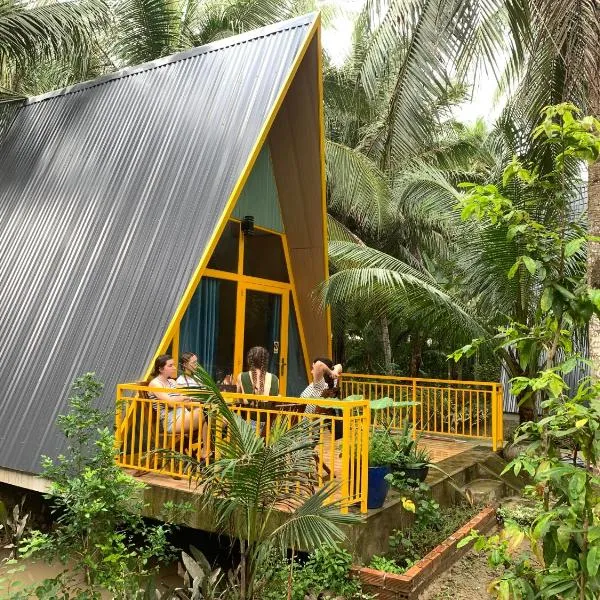 Mr Biker Ben Tre Homestay & Tours，位于槟知的酒店