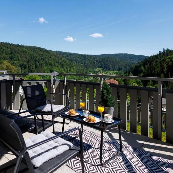 Ferienwohnung Panoramablick - super für deine Familie und die besten Aussicht in ganz Todtmoos，位于托特莫斯的酒店