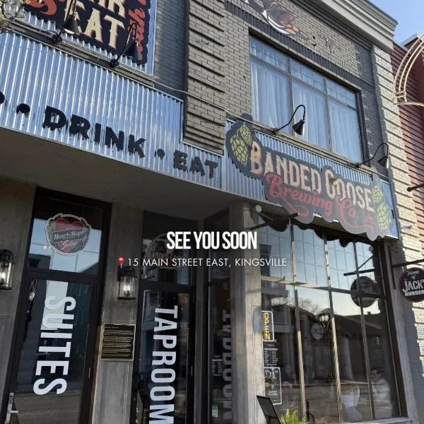 Heart & Hops Brewery Suites,位于Kingsville的酒店