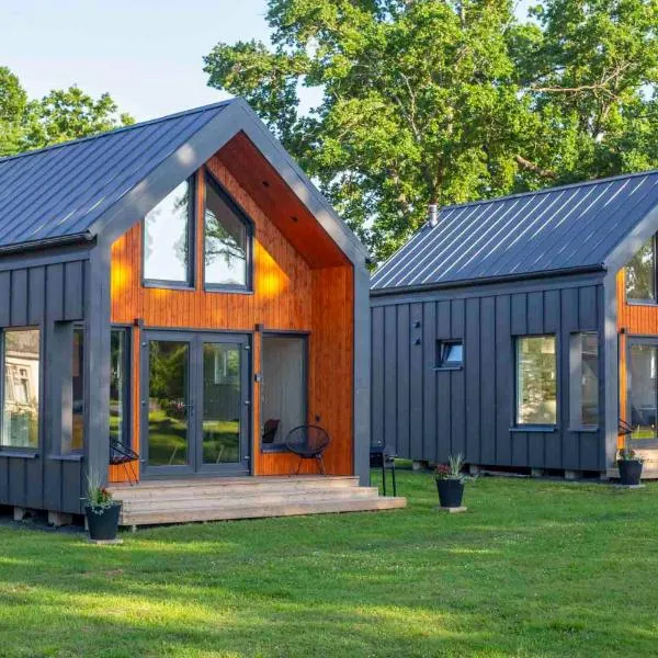 LUCKY LAKE HOLIDAY HOUSES by Vidzemes Laivas，位于Burtnieki的酒店
