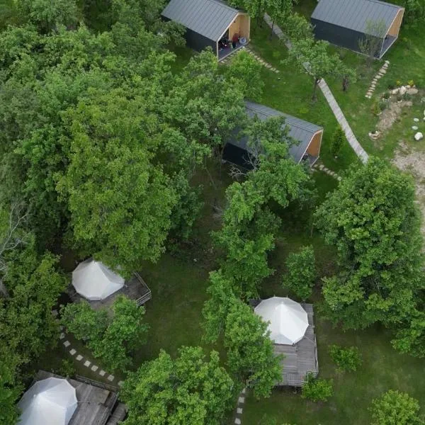 Tinutul Luanei Glamping Resort，位于Bozioru的酒店