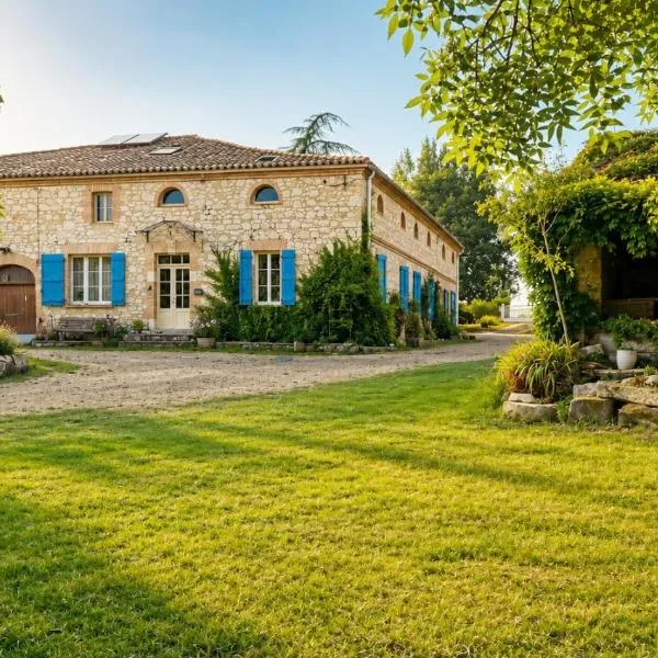 Ferme du Grand Breton - Chambres et Table d'hôtes,位于博蒙特德洛马尼的酒店