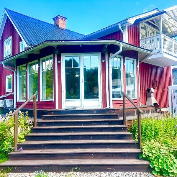 Scandinavian Villa near Sea with Sauna 4BR，位于瑟德港的酒店