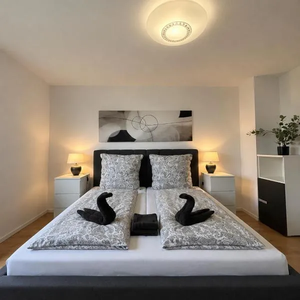 Stielvolle Etagenwohnung in bester Lage，位于罗登巴赫的酒店